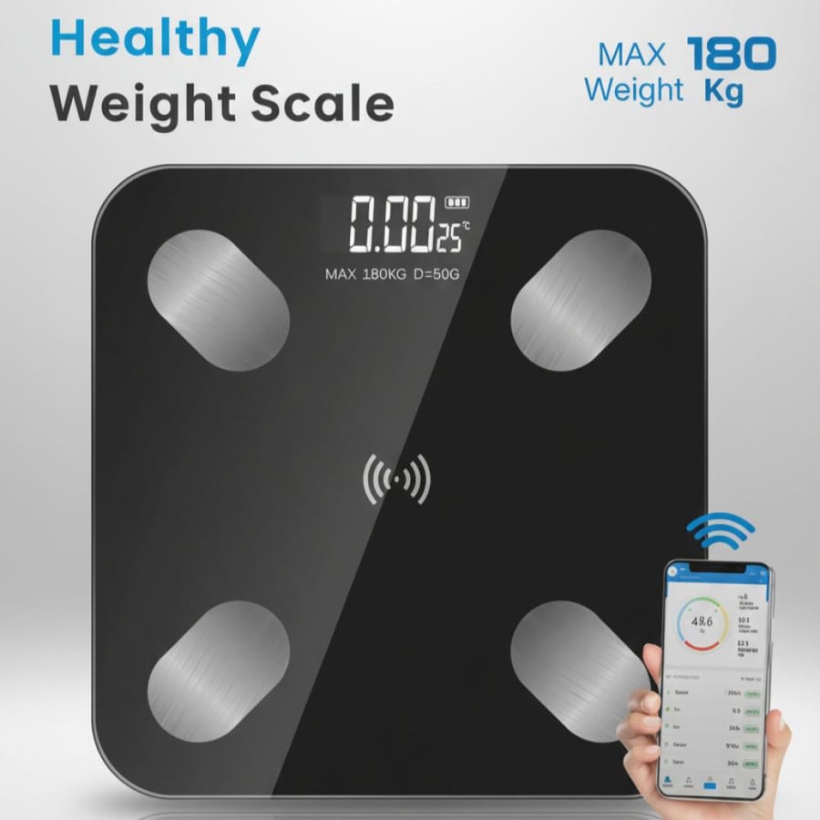 Smart Electronic Scale – Measures up to 180 kg