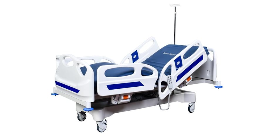 Medical bed (6 movements) Turkish manufacturing: the golden standard for superior care and absolute comfort