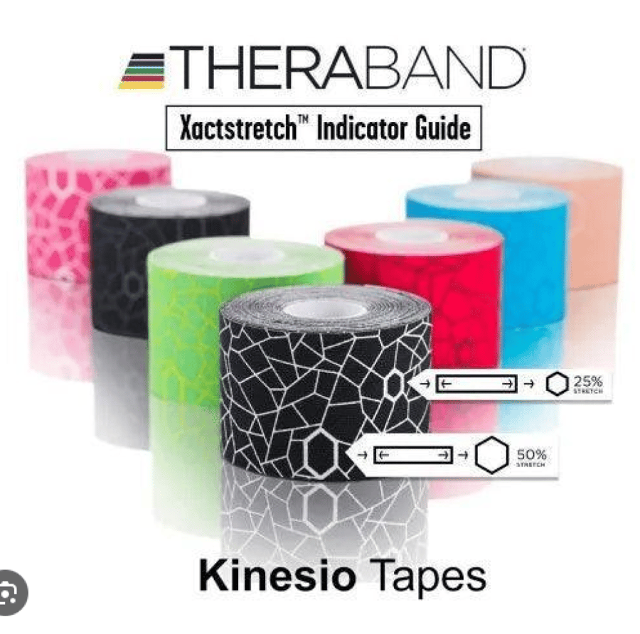 THERABAND Kinesiology Tape – Waterproof Pain Relief & Muscle Joint Support