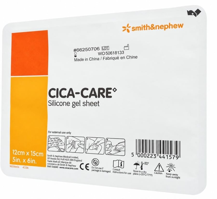 Smith & Nephew Silicone Gel Sheet for Scar Treatment – 12×15 cm