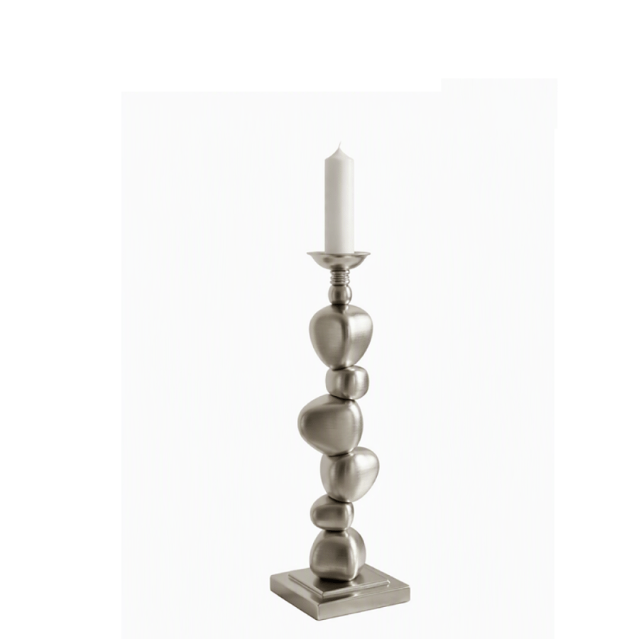 شمعدان فاخر طويل معدني بقاعدة ثابتة رقم AR-1040