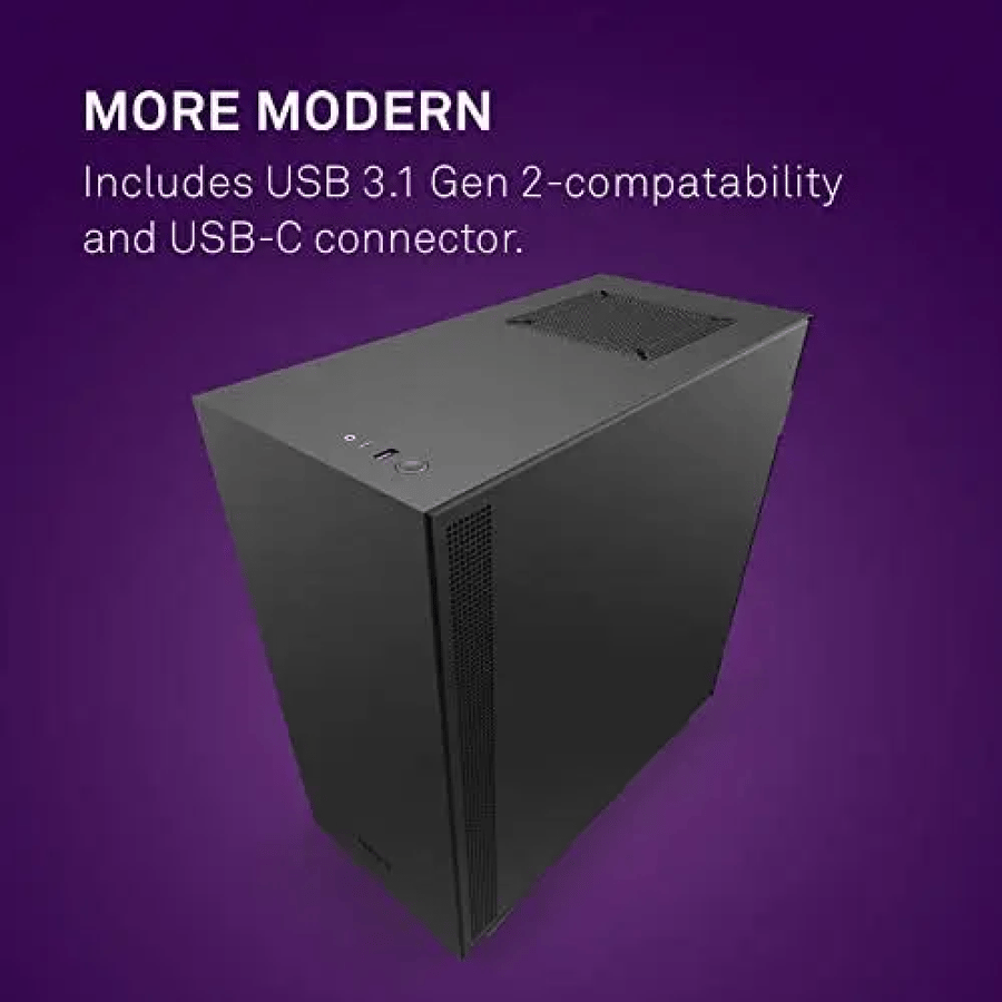 Nzxt H510I Computer Case MID-TOWER, Black صندوق كمبيوتر