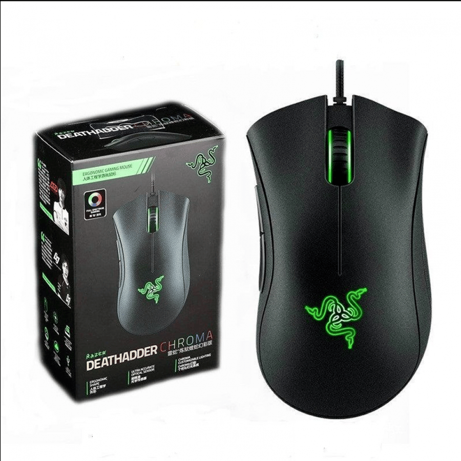 Razer Gaming Mouse DeathAdder Elite wired USB - ماوس لعب احترافي ريزر