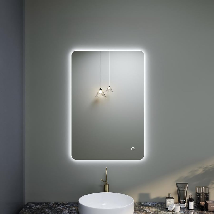 مرايا ليد ثلاث الوان  مرايا حمام مرايا مدخل مراية ديكور  mirror