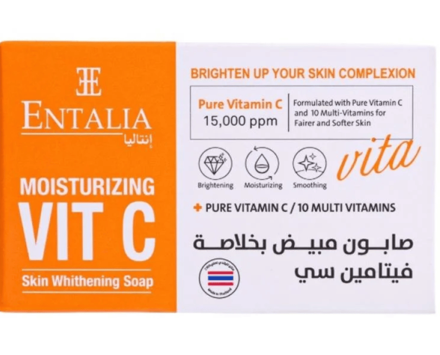 صابون مرطب ومبيض بخلاصة فيتامين سي من انتاليا - 100 جرام