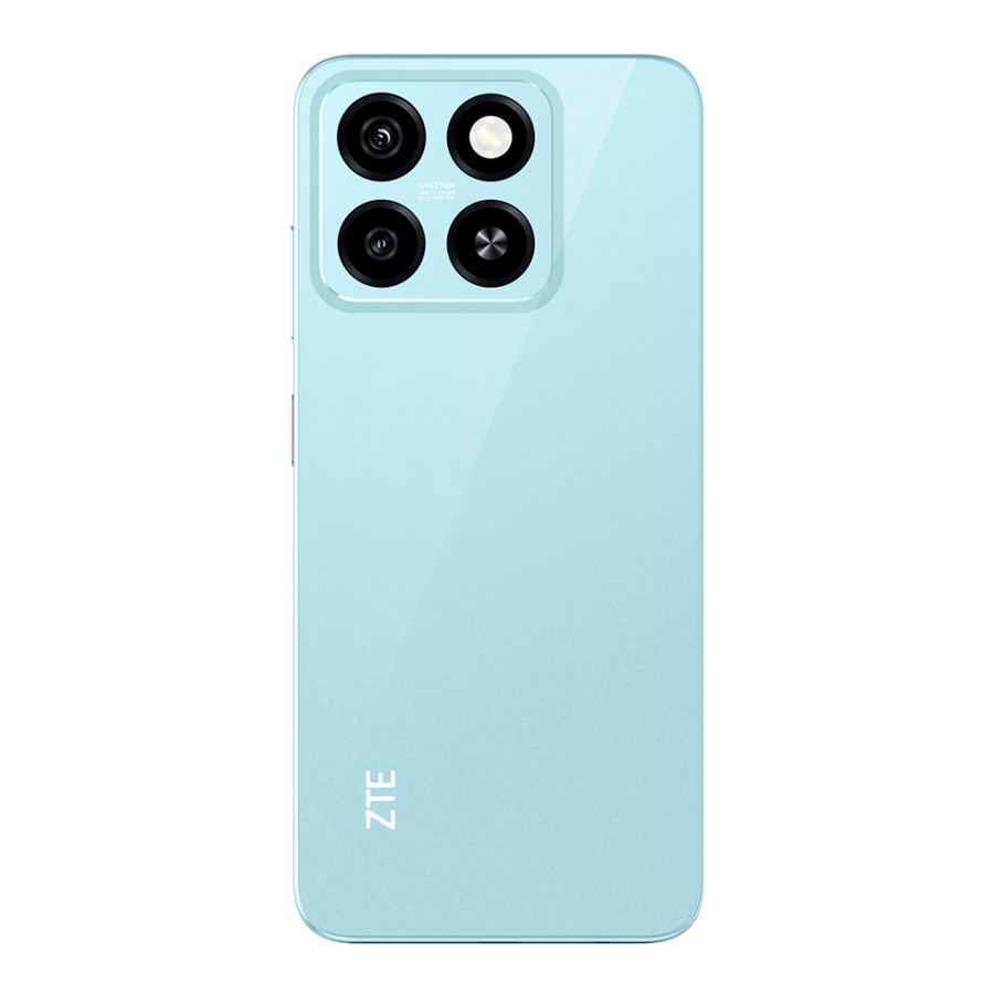 جوال ZTE Blade A55 - ذاكرة 128GB ورام موسعة 12GB مع شاشة 6.75 إنش
