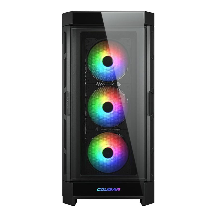كيس كمبيوتر للالعاب duoface pro black من كوغار اللون اسود