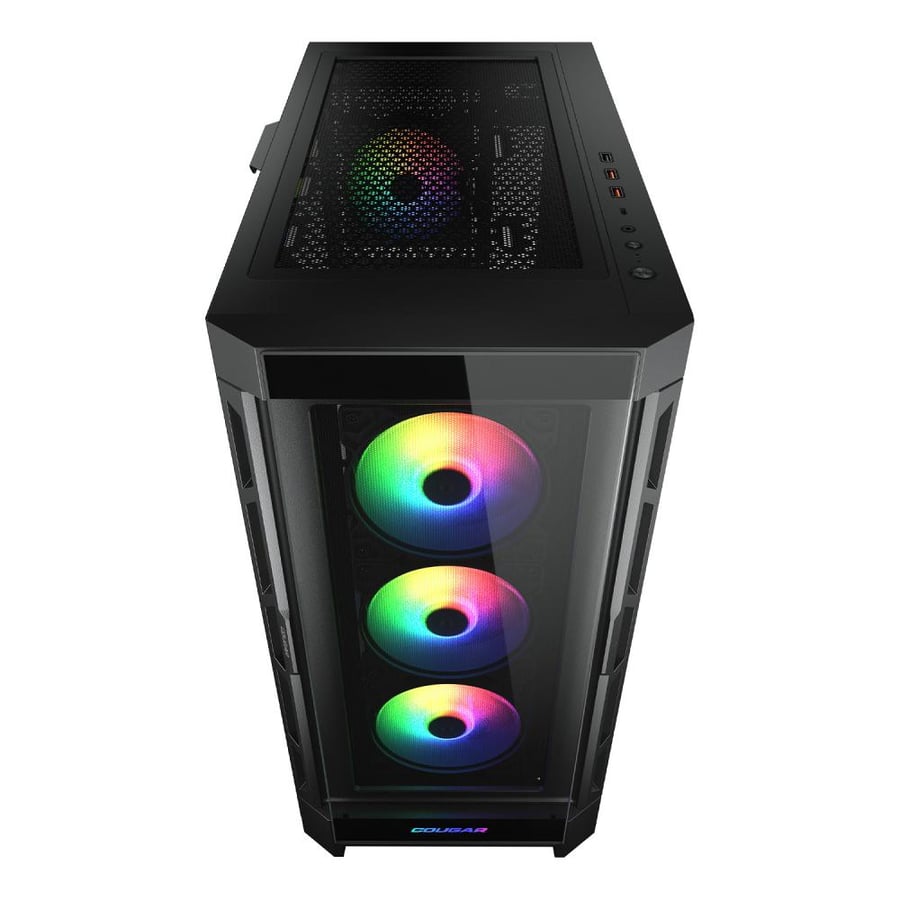 كيس كمبيوتر للالعاب duoface pro black من كوغار اللون اسود
