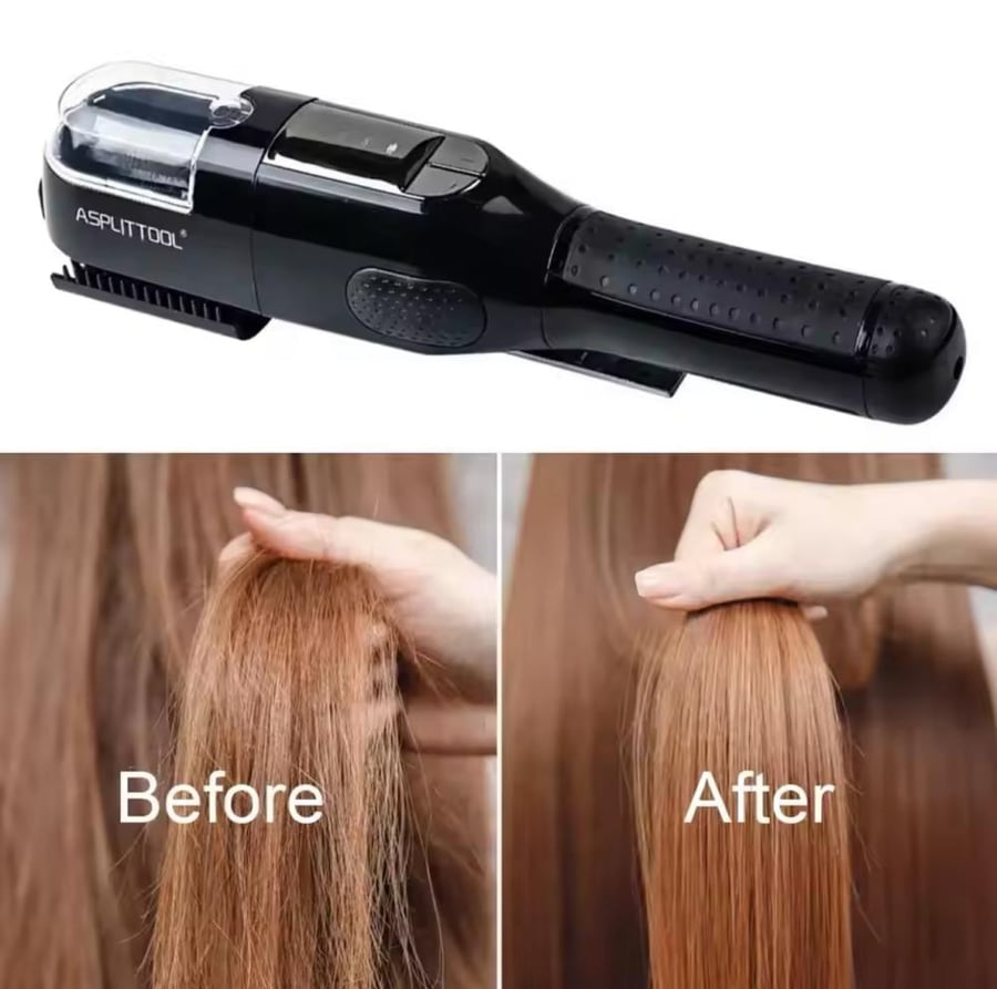 جهاز إزالة الشعر التآلف الجاف الاحترافي للنساء، آلة تشذيب الشعر بأطراف منقسمة٠