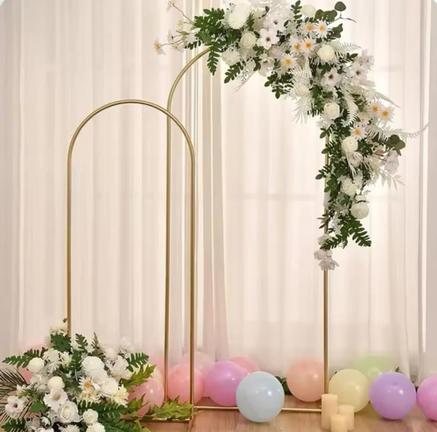 قطعة واحده حامل زهور معدني