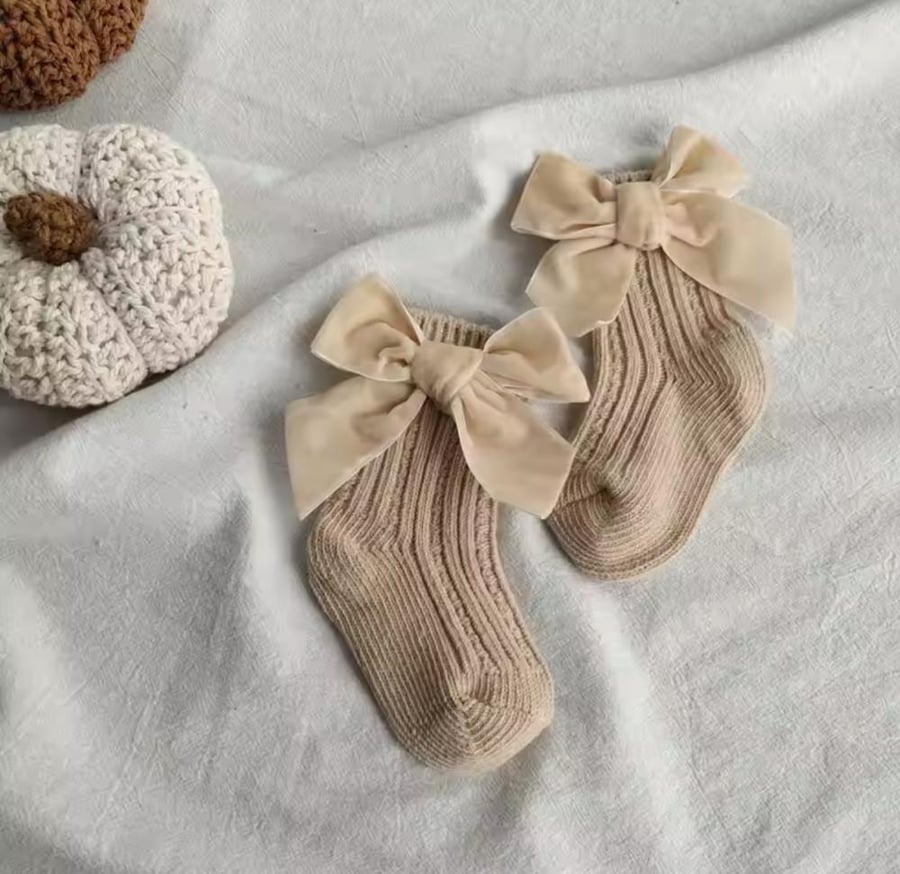 جوارب أطفال شتويه قطنيه دافئه