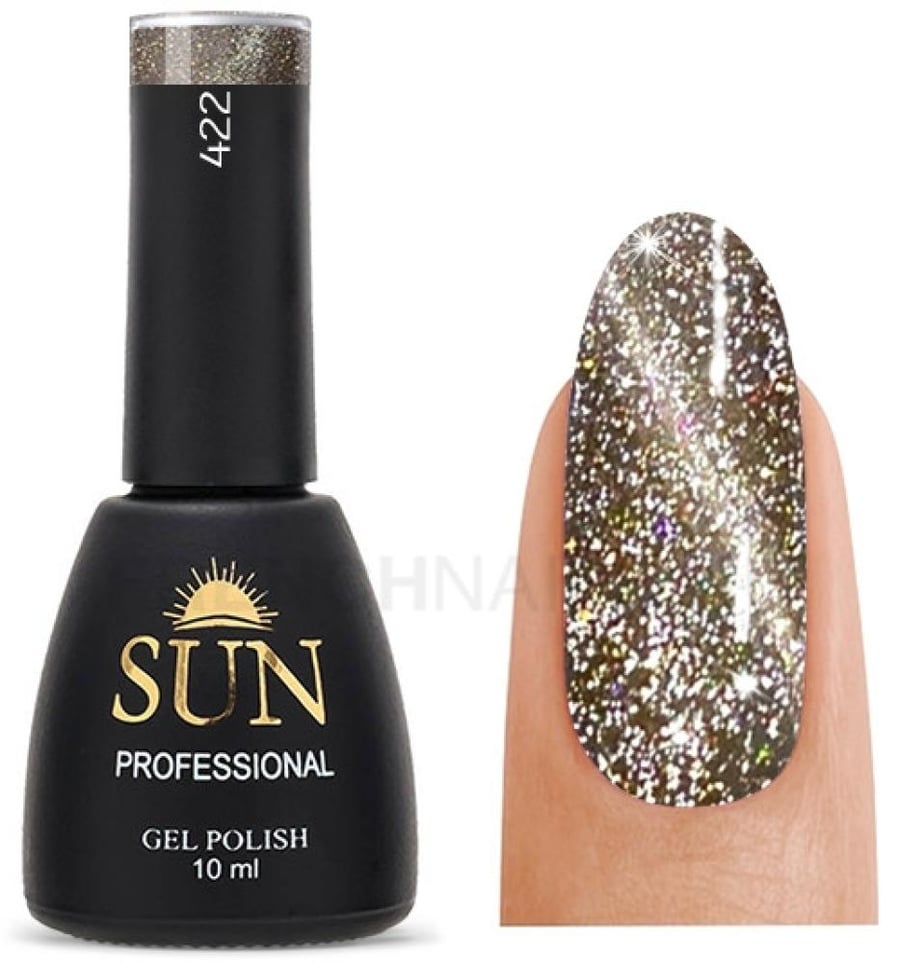 SUN Professional Reflective Cat Eye Gel polish №422, 10 ml