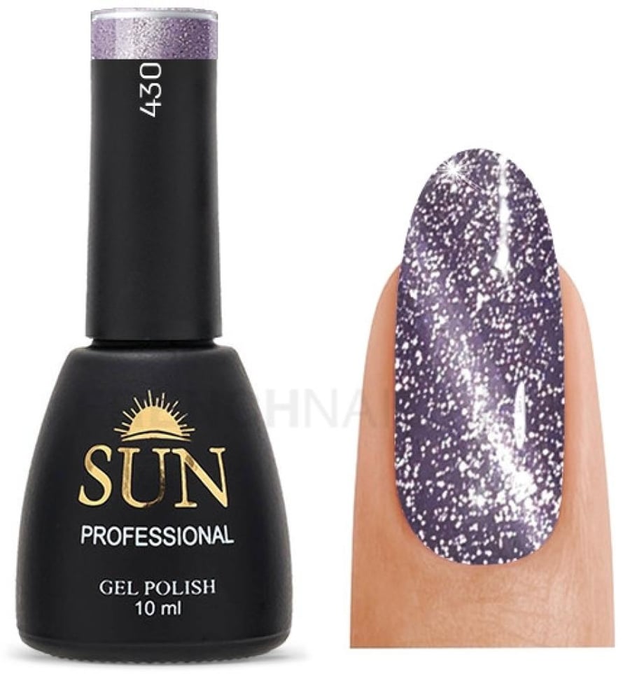 SUN Professional Reflective Cat Eye Gel polish №430, 10 ml