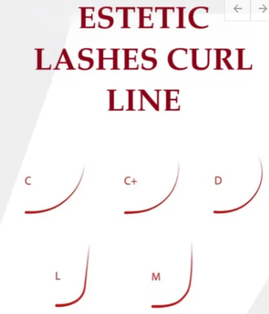 Black Lashes LeMat "Estetic", 16 lines MIX