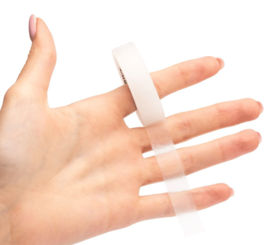 STARRY LASHES: 3M Transpore tearable plastic tape 12 mm