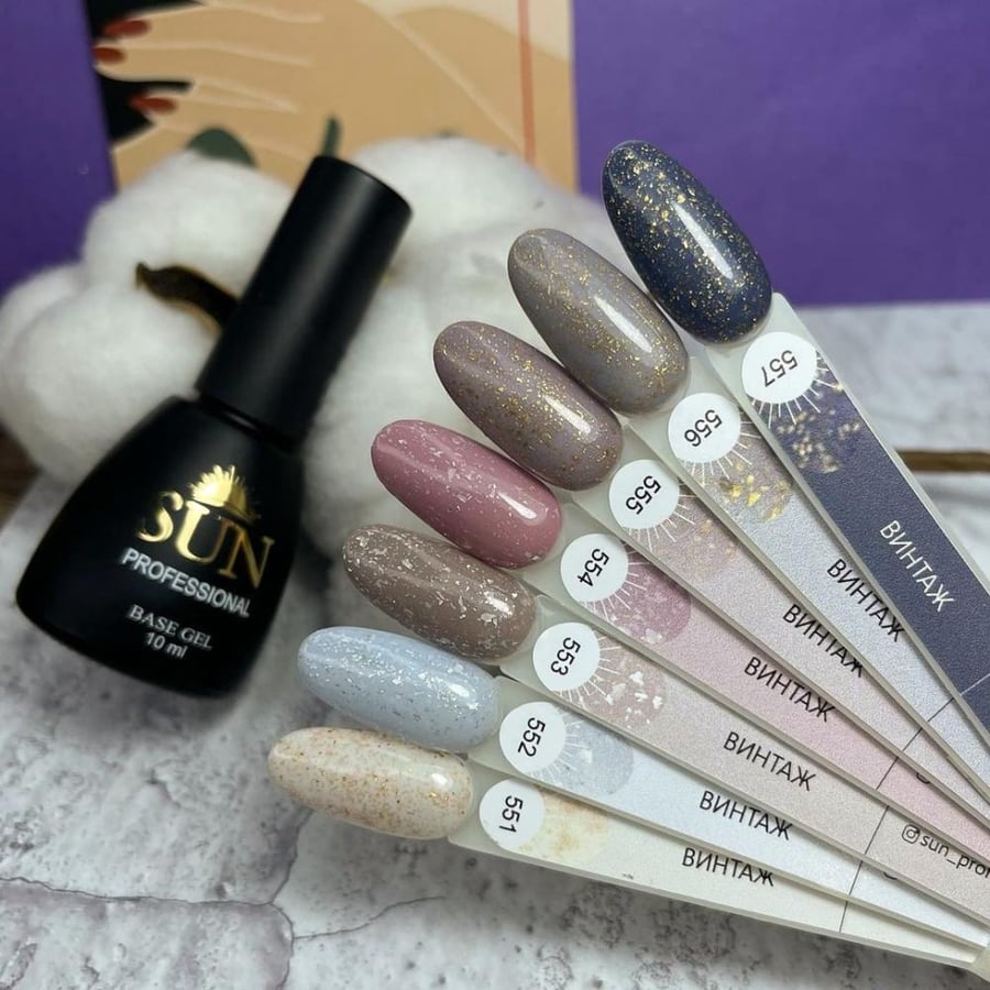 SUN Professional Vintage Gel polish №556, 10 ml