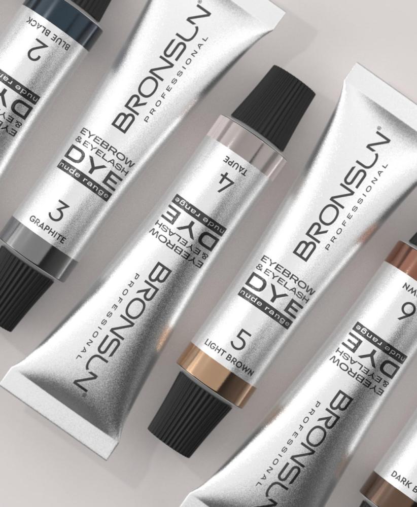 BRONSUN: NUDE RANGE Eyebrow and Eyelash Cream Dye, 15 ml