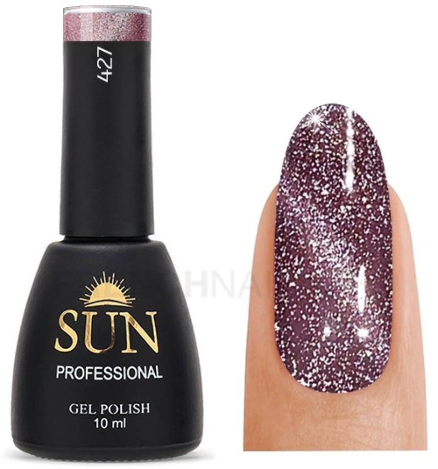 SUN Professional Reflective Cat Eye Gel polish №427, 10 ml