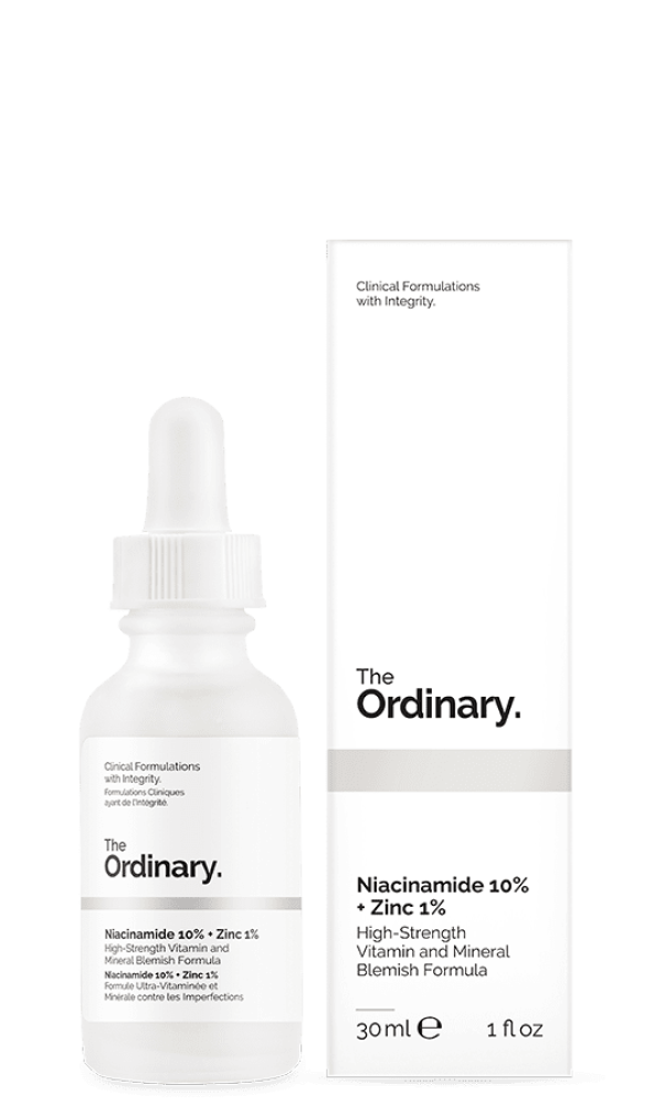 The Ordinary Niacinamide 10% + Zinc 1%-30ML لعلاج عيوب البشرة