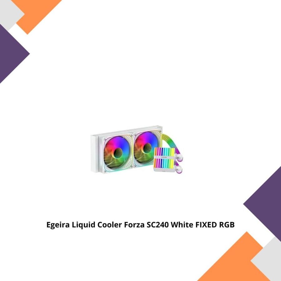 Egeira Liquid Cooler Forza SC240 White FIXED RGB