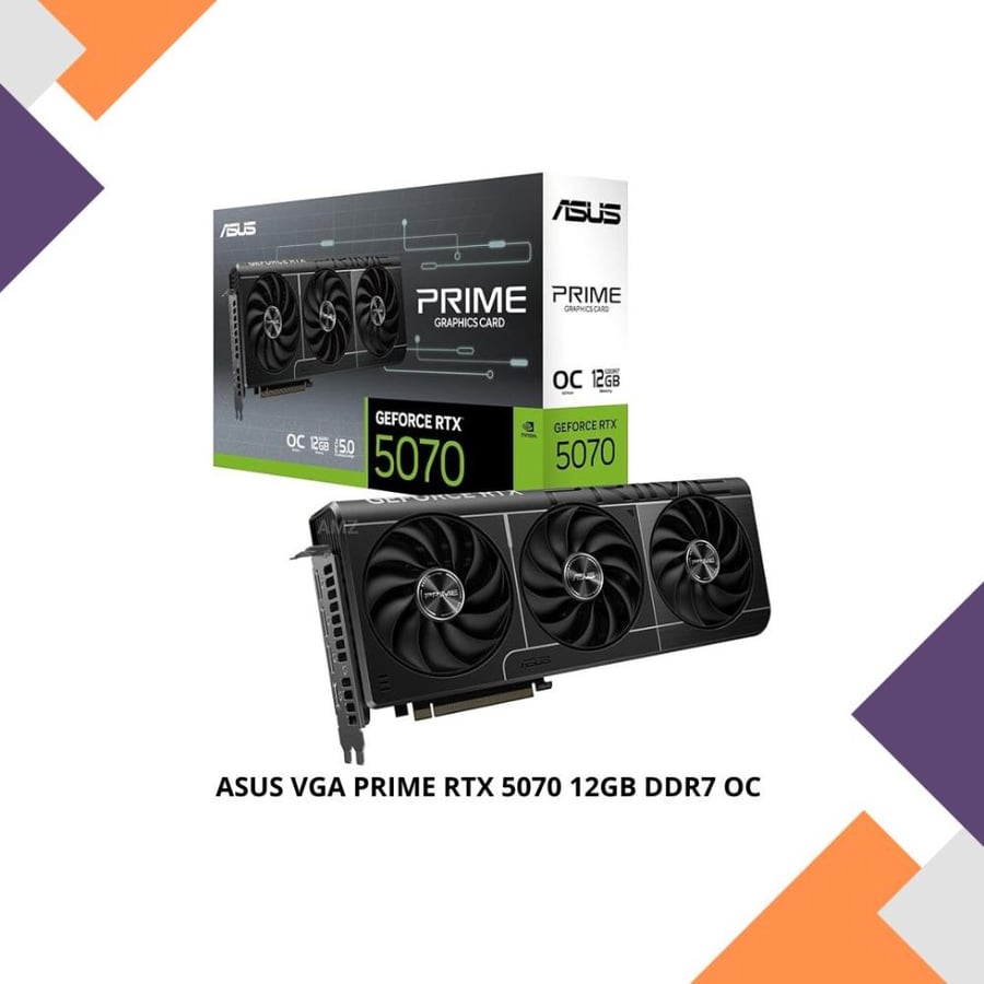 ASUS VGA PRIME RTX 5070 12GB DDR7 OC GRAPHICS CARD
