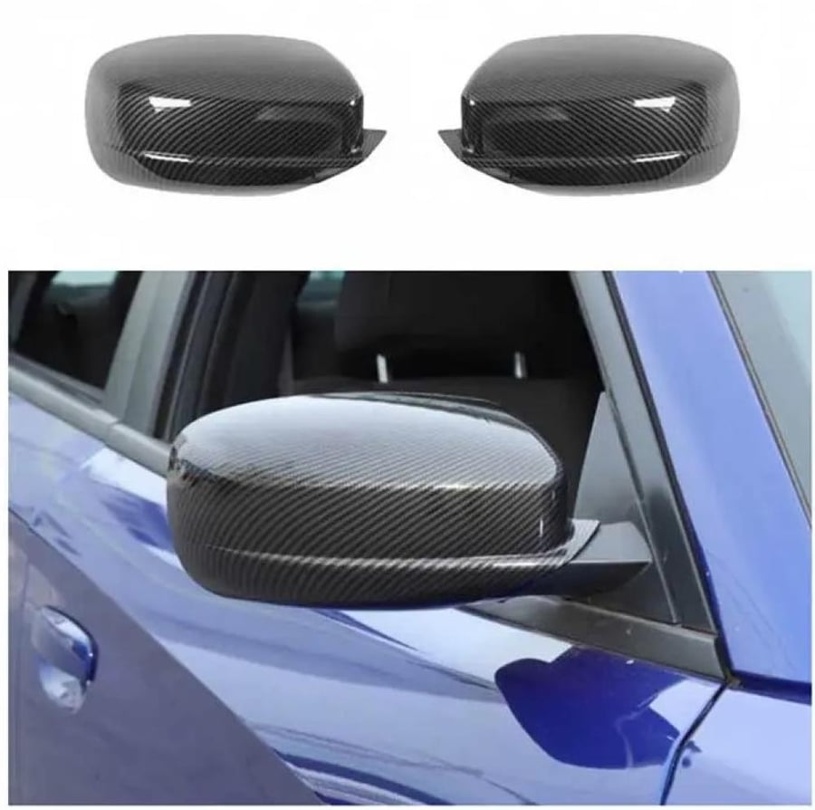 اغطية مرايات دودج تشارجر - كرايسلر C300 موديل 2011-2023 من الكاربون قطعتين