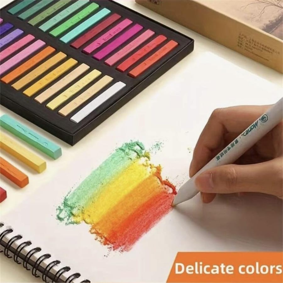 سوفت باستيل ، صبغة بودرة ملونة مجموعة للرسم الاحترافي