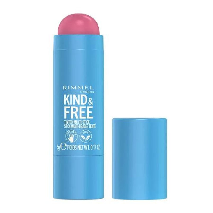 بلاشر أحمر خدود تنتد مولتي ستيك كايند آند فري من ريميل لندن - 003 - Pink Heat
