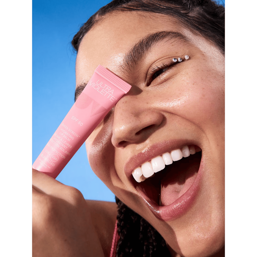 الترا فيوليت بلسم شين سكرين™ المُرطب للشفاه بمعامل حماية SPF 50 - لاست بايت (15 جرام)