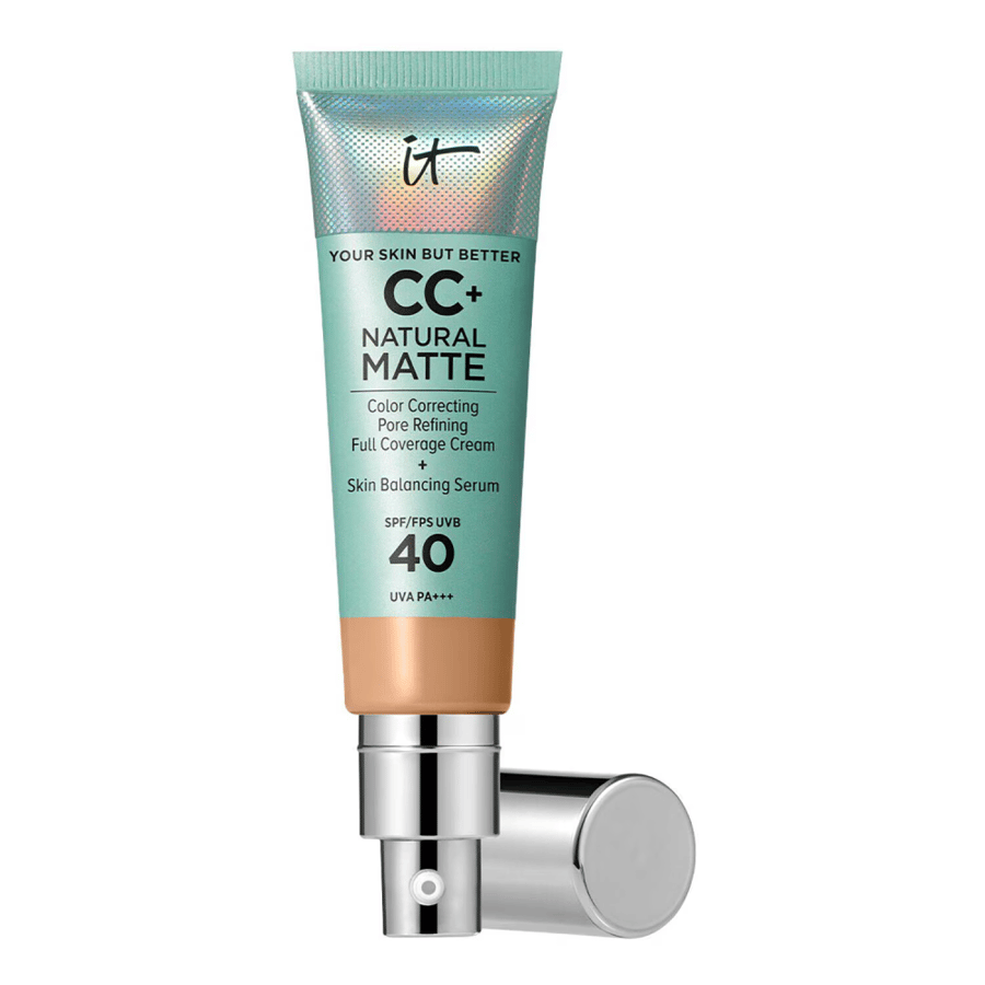 إت كوزميتكس كريم أساس سي سي مطفي طبيعي بمعامل حماية SPF 40 - أسمر محايد