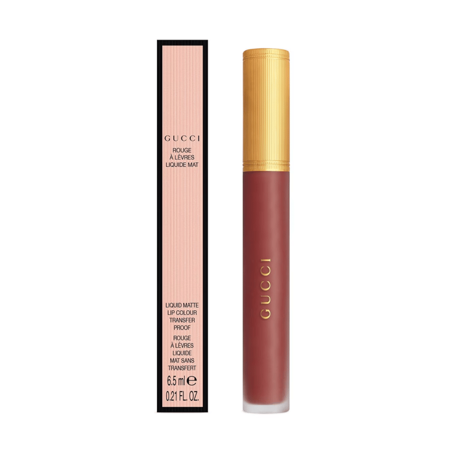 غوتشي Rouge à Lèvres - Liquide Mat Lipstick - 203 مايلد ريد روز وود (6.5 مل)