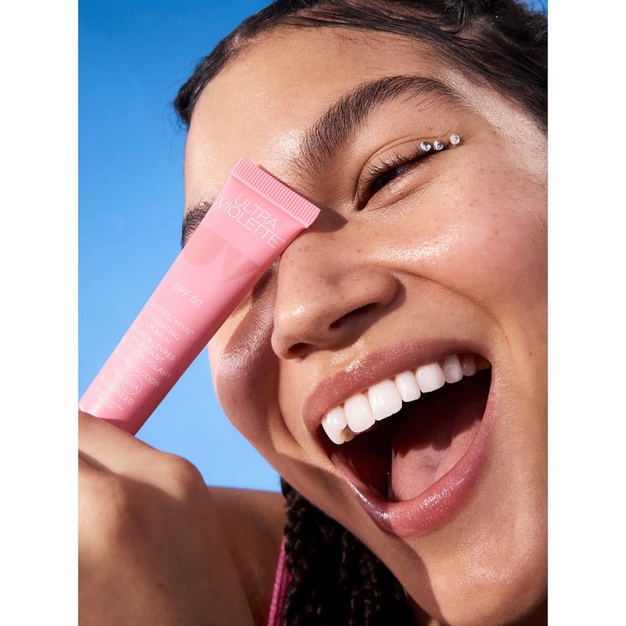 الترا فيوليت بلسم شين سكرين™ المُرطب للشفاه بمعامل حماية SPF 50 - بلو أوت (15 جرام)