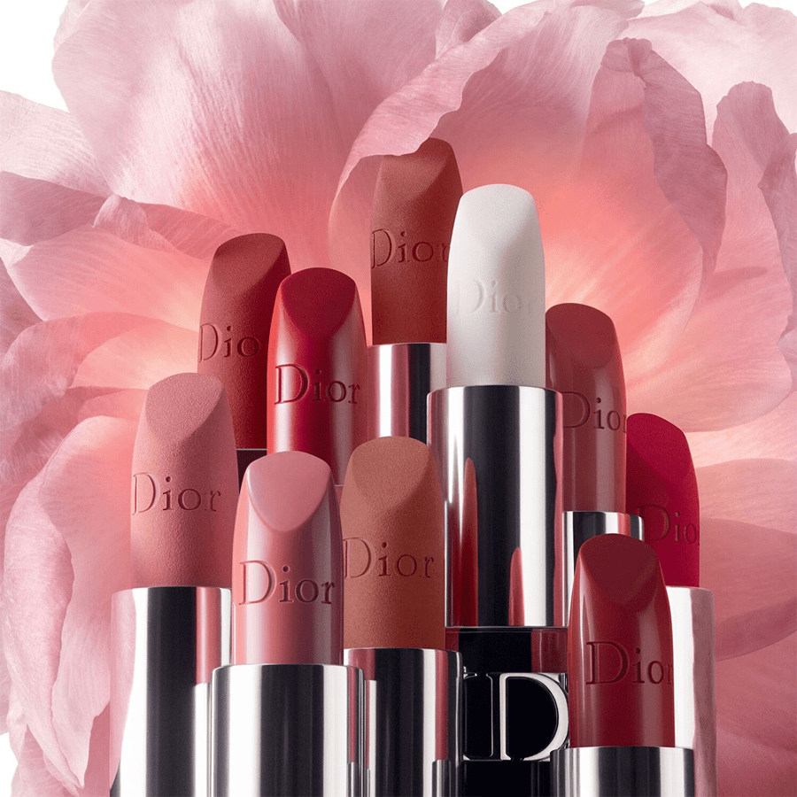 أحمر شفاه روج ديور فلورال كير ليب بالم من ديور - 810 Dior Garden Satin