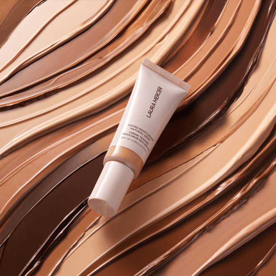 لورا مرسييه كريم ملوّن بلمسة ندية طبيعية ومعامل حماية SPF 30 - 6N أومبر