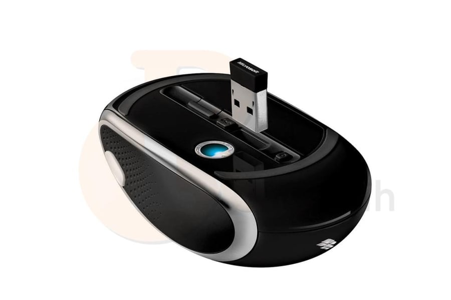 مستعمل ماوس مايكروسوفت وايرلس اسود - Microsoft 6000