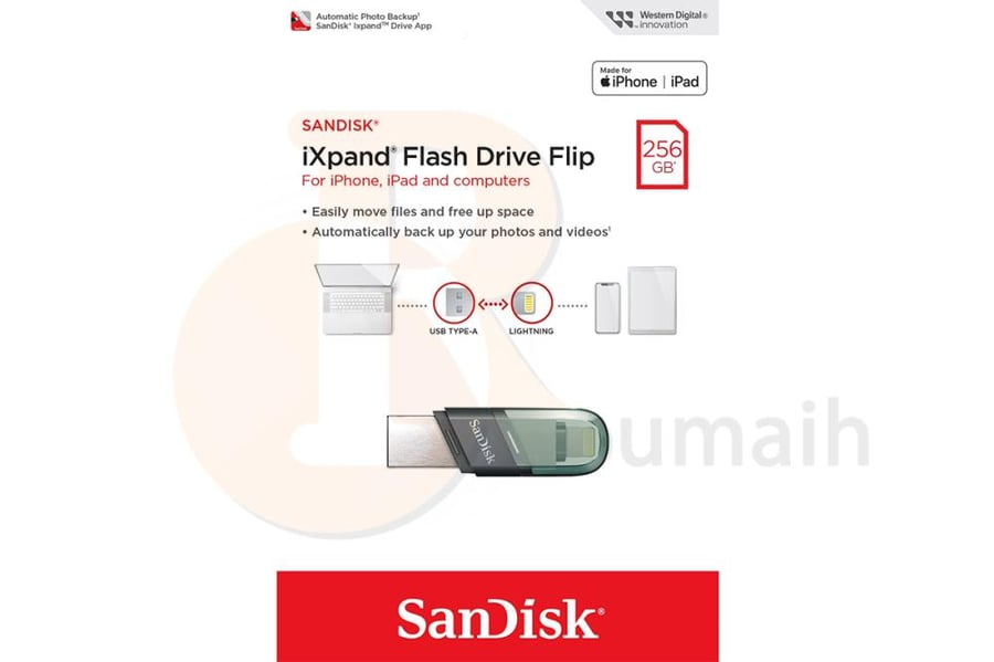 فلاش ميموري ايفون سانديسك SanDisk 256GB