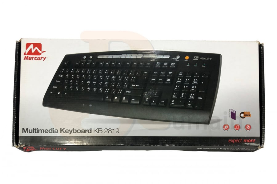 كيبورد لوحة مفاتيح  MERCURY KB2819