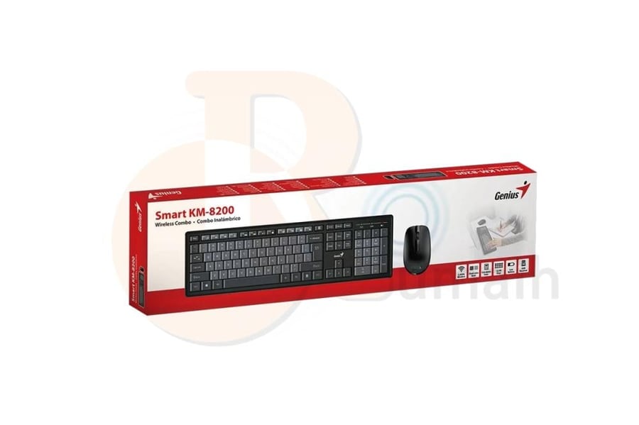 كيبورد و ماوس لاسلكي وايرلس Genius KM-8200