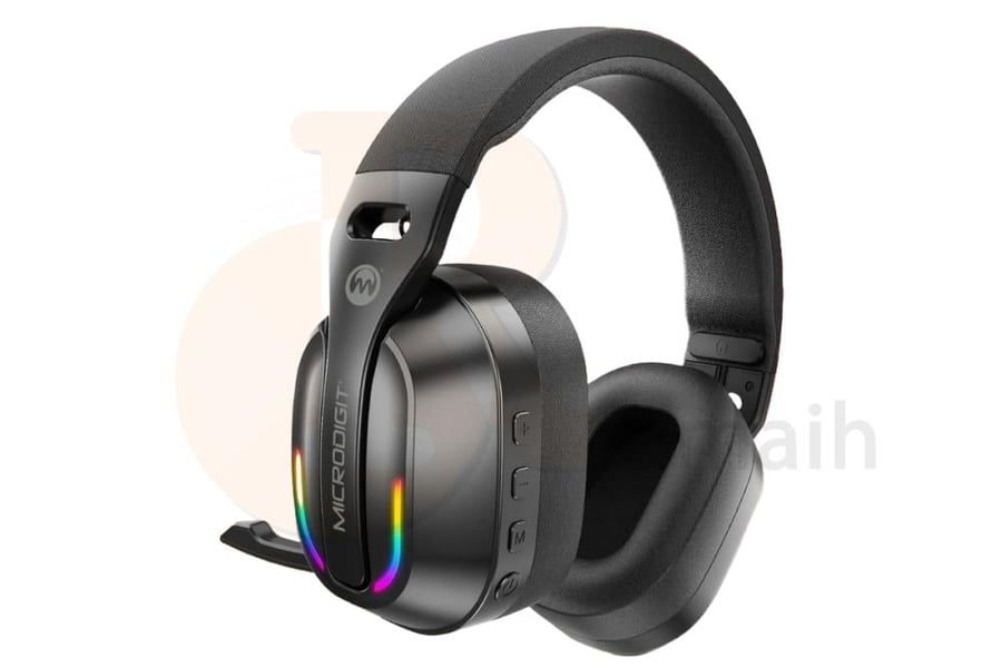سماعة راس بلوتوث و سلك MICRODIGIT MS653WH
