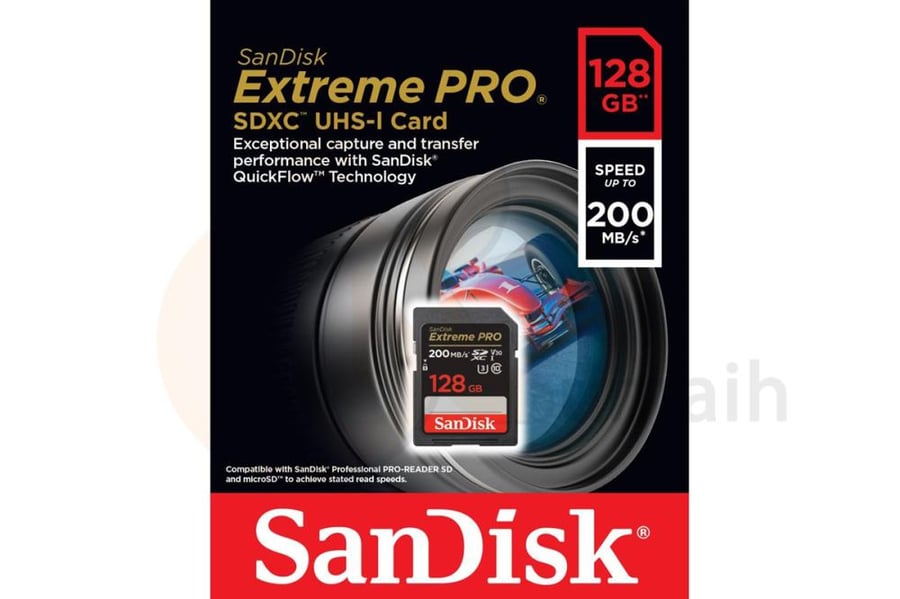 ذاكرة سانديسك كاميرا SanDisk Extreme PRO 128GB