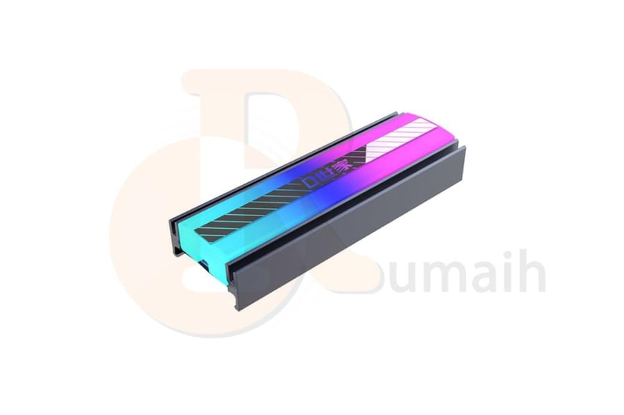 مبرد هاردسك TEUCER M2 SSD NVME Heatsink ARGB