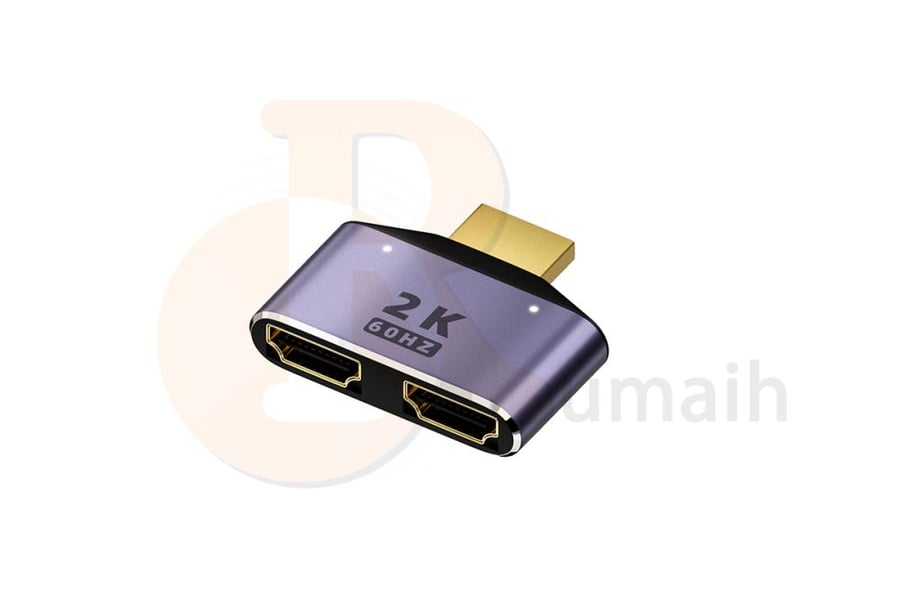 موزع HDMI 2K Splitter من مدخل الى مدخلين