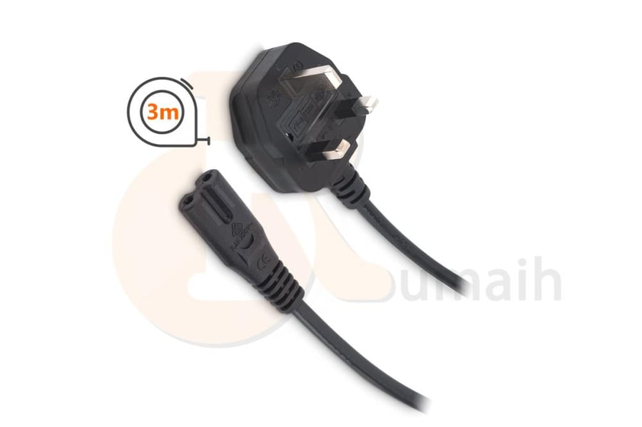 كيبل كهرباء 2Pin‎ طابعة PS4 راديو  - 3 متر