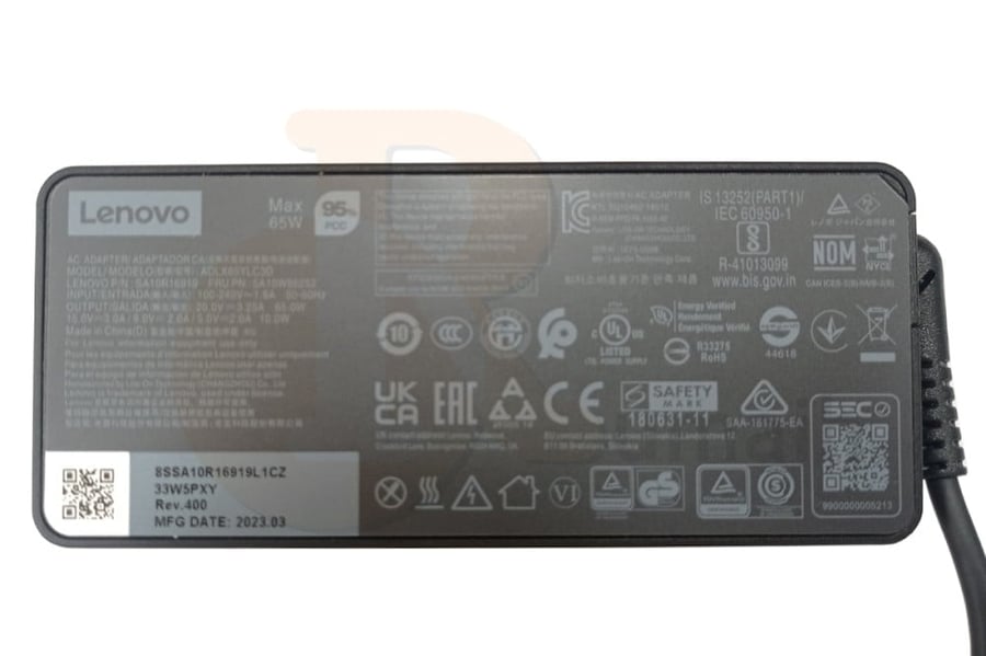 شاحن لينوفو اصلي Lenovo USB-C 65W Orginal