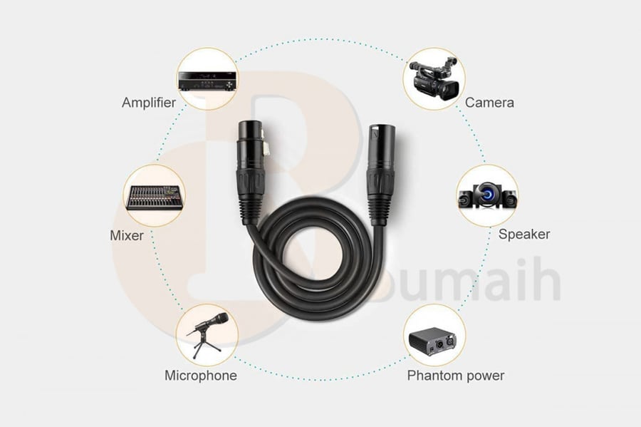 كيبل مايكروفون XLR Microphone