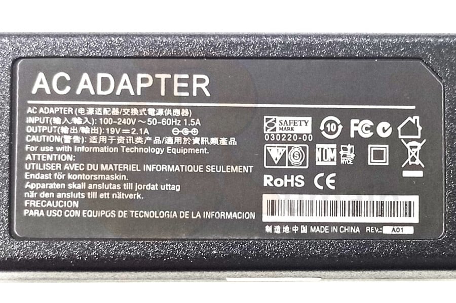 شاحن لابتوب سامسونج SAMSUNG 19V - 2.1A
