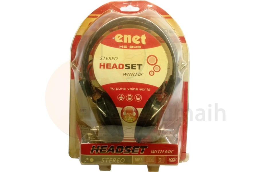 سماعة كمبيوتر مدخلين - enet HS-808