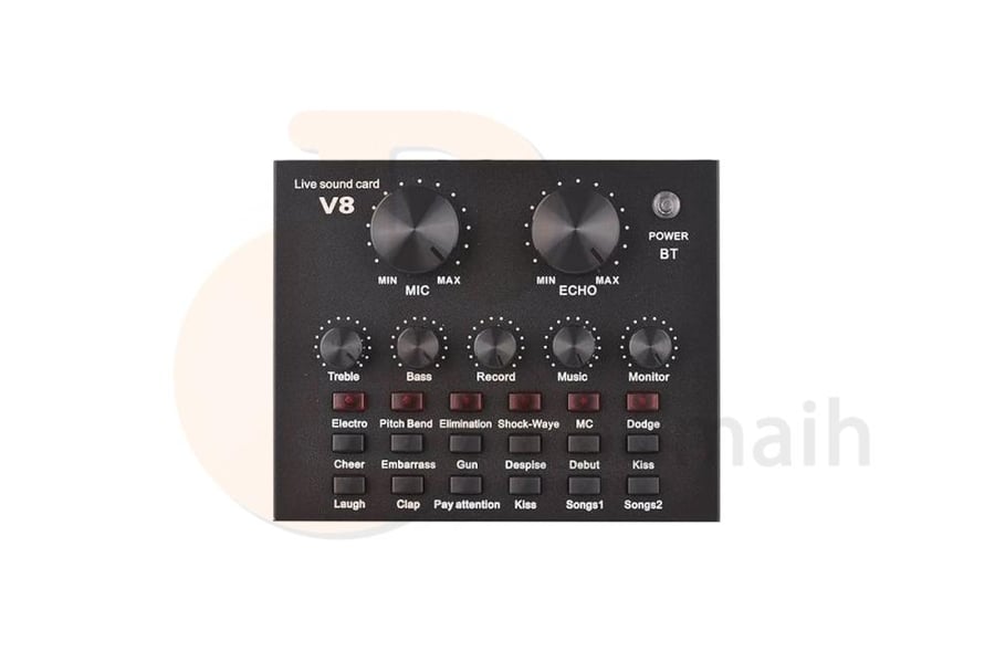 V8 ميكسر كرت صوت يو اس بي USB