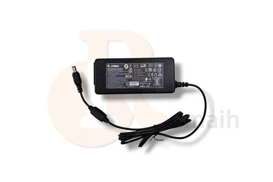 مستعمل شاحن محول كهرباء طابعة Zebra زيبرا 24V - 2.5A