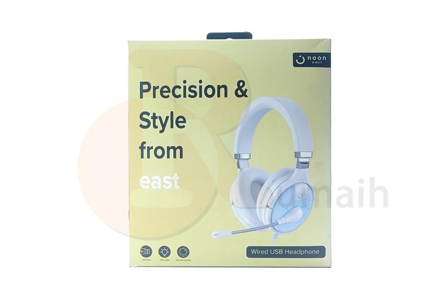 سماعة راس USB يو اس بي noon H214U-W